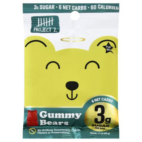 PROJ7 GUMMY BEARS  ( 8 X 1.7 OZ   )