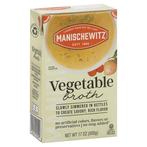 MANIS VEG BROTH ASEPTIC ( 12 X 17 OZ   )