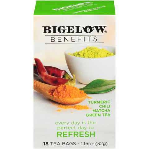 BIGELOW MTCHA GRN REFRSH ( 6 X 18 BAG  )