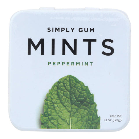 SMPLY GUM PPRMINT MINTS ( 6 X 30 CT   )