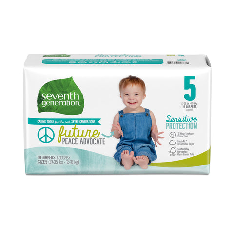 7 GEN DIAPERS STAGE 5 ( 4 X 19 CT   )