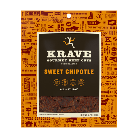 KRAVE BEEF JRKY CHIPOTLE ( 8 X 2.7 OZ   )