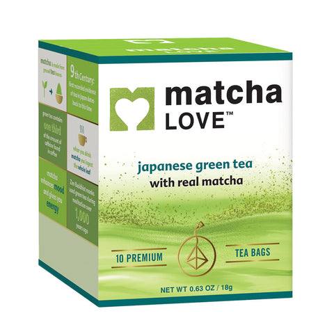 MATCHA LOVE JAPN GRN TEA ( 6 X 10 BAG  )