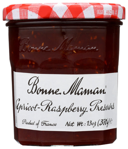 Bonne Maman Bonne Apricot Raspberry Preserve (Qty; 6x13 Oz)