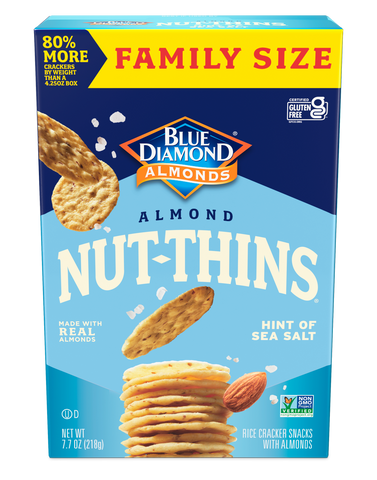 BL DMND NUT THIN SEA SLT ( 6 X 7.7 OZ   )