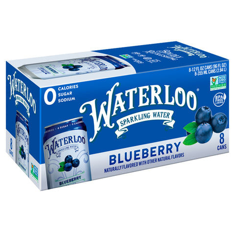 WTRLOO SPRKLNG WTR BLUBR ( 3 X 12 OZ   )