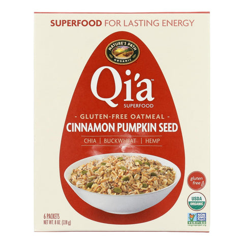 Nature's Path Qi'a Superfood Oatmeal Cinnamon Pumpkin (6x8 OZ)
