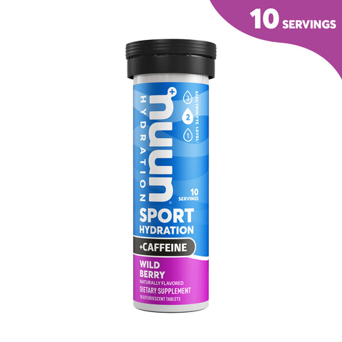 Nuun Active Hydration Energy: Hydrating Electrolyte Tablets, Wild Berry (8X10 Ct)