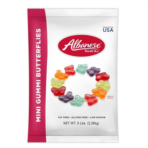 ALB MIN GUMMI BTRFLY ASS ( 4 X 5 LB   )