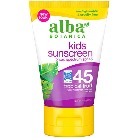 ALBA SUNSCRN KIDS SPF 45 ( 1 X 4 OZ   )