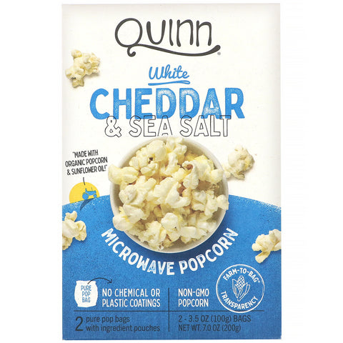 QUINN PCORN WHI CHED 2PK ( 6 X 7 OZ   )