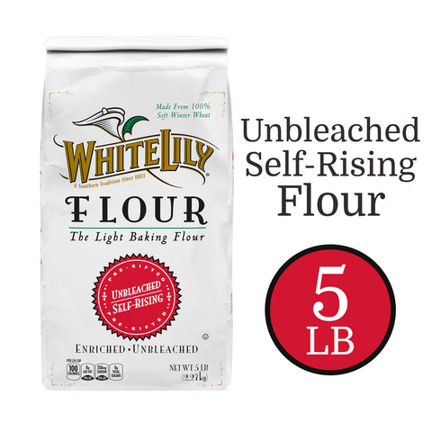 WHITE LILY SLF RISNG FLR ( 8 X 5 LB   )