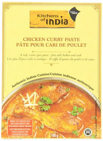 Kitchens Of India Paste For Chicken Curry (6x3.5OZ )
