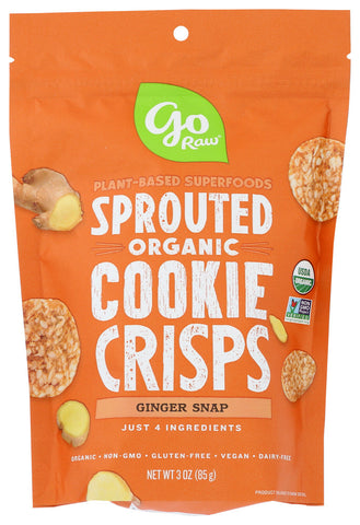 Go Raw Ginger Snap Super Cookie (12x3 OZ)