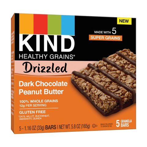 KIND DRZLD BAR DK CHC PB ( 8 X 5 PACK )