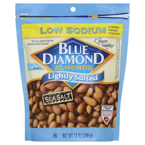 BL DMND ALMND LT SALT ( 6 X 12 OZ   )
