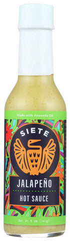 SIETE HOT SAUCE JALAPENO ( 6 X 5 OZ   )