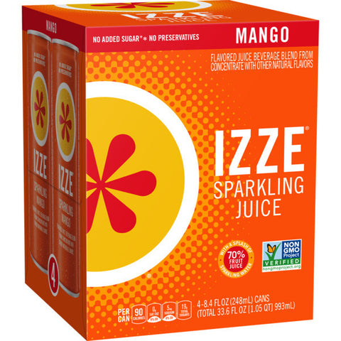 IZZE SPARKLING MANGO ( 6 X 4 PACK )