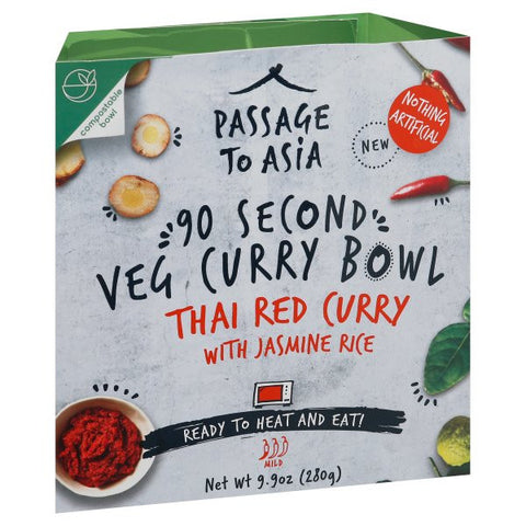 PTA VEG CURRY BWL RED TH ( 4 X 9.87 OZ   )