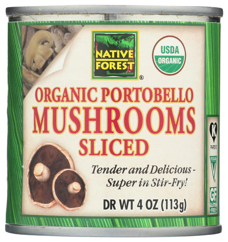 Native Forest Organic Sliced Portobello Mushrooms (12x7Oz)