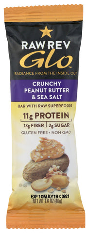 Raw Revolution Crunchy Peanut Butter & Sea Salt (12X1.6 OZ)