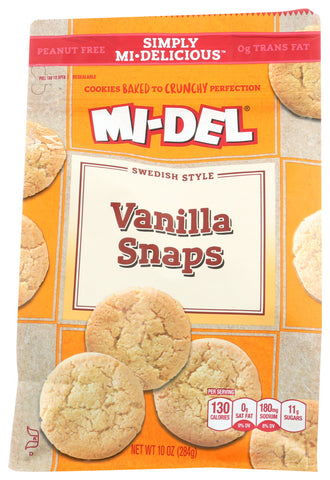 MIDEL VANILLA SNAPS  ( 8 X 10 OZ   )