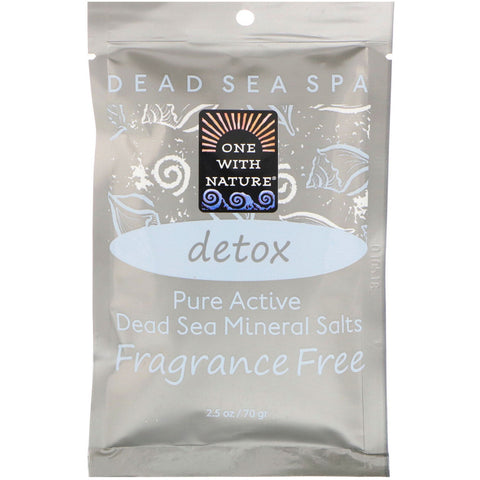 One With Nature O.W.N. Dead Sea Spa, Mineral Salts, Detox (6X2.5 OZ)