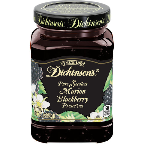 Dickinson Pure Seedless Marion Blackberry Preserves (6x10Oz)