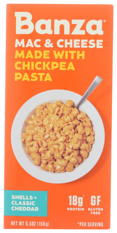 BANZA CHKPEA SHELLS&CHED ( 6 X 5.5 OZ   )