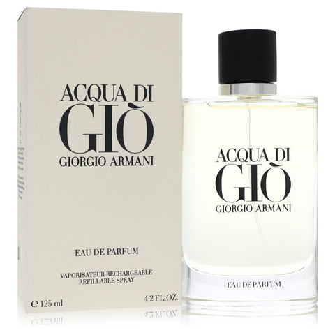Acqua Di Gio by Giorgio Armani - Eau De Parfum Refillable Spray 4.2 oz