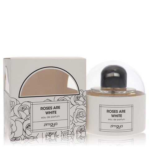 Afnan Zimaya Roses Are White by Afnan - Eau De Parfum Spray (Unisex) 3.4 oz