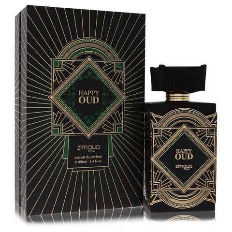 Afnan Zimaya Happy Oud by Afnan - Extrait De Parfum Spray (Unisex) 3.4 oz