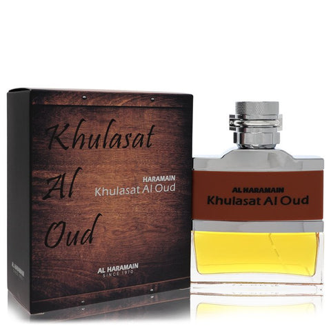 Al Haramain Khulasat Al Oud by Al Haramain - Eau De Parfum Spray (Unisex) 3.4 oz