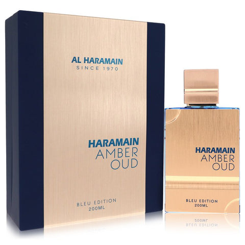 Al Haramain Amber Oud Bleu by Al Haramain - Eau De Parfum Spray with Refillable Atomizer 6.7 oz