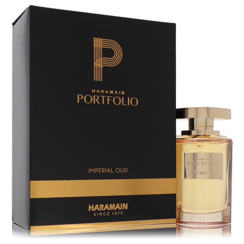 Al Haramain Portfolio Imperial Oud by Al Haramain - Eau De Parfum Spray (Unisex) 2.5 oz