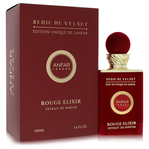 Anfar London Serie de Velvet Rouge Elixir by Anfar - Extrait De Parfum Spray 3.3 oz