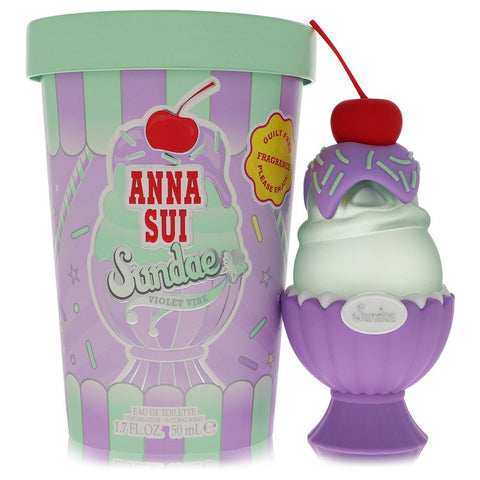 Anna Sui Sundae Violet Vibe by Anna Sui - Eau De Toilette Spray 1.7 oz