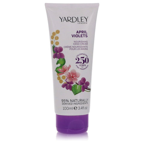 April Violets by Yardley London - Hand Cream 3.4 oz