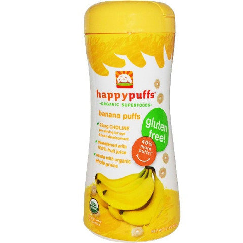 Happy Baby Banana Puffs (6x2.1Oz)