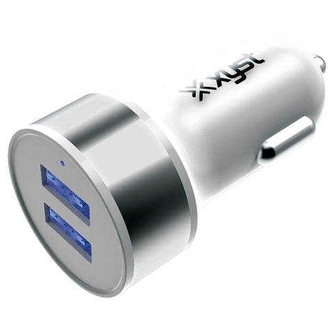 2.4AMP USB CR CHRGR WHT