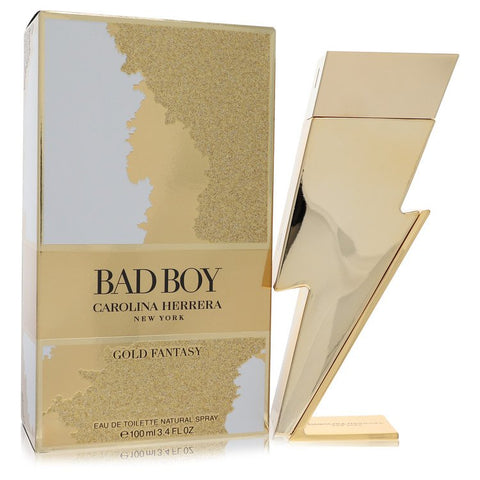 Bad Boy Gold Fantasy by Carolina Herrera - Eau De Toilette Spray 3.4 oz