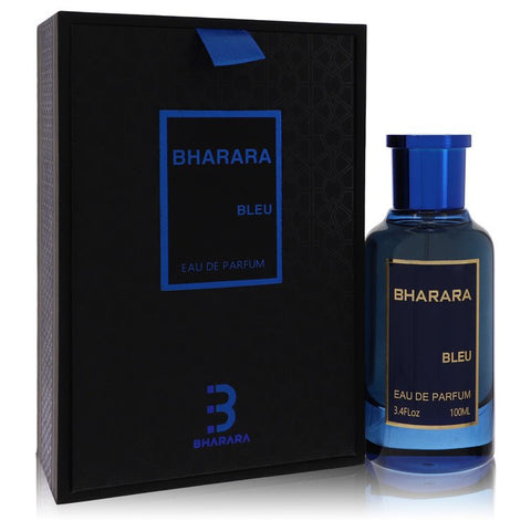 Bharara Bleu by Bharara Beauty - Eau De Parfum Spray + Refillable Travel Spray (Unisex) 3.4 oz