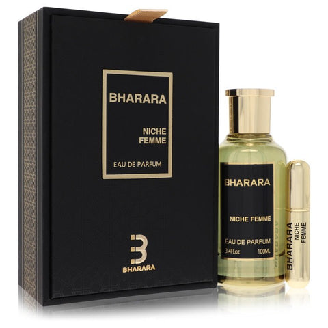 Bharara Niche Femme by Bharara Beauty - Eau De Parfum Spray + Refillable Travel Spray 3.4 oz