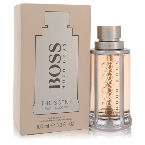 Boss The Scent Pure Accord by Hugo Boss - Eau De Toilette Spray 3.3 oz