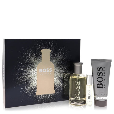 Boss No. 6 by Hugo Boss - Gift Set -- 3.3 oz Eau De Toilette Spray + 0.3 oz Mini EDT Spray  + 3.4 oz Shower Gel