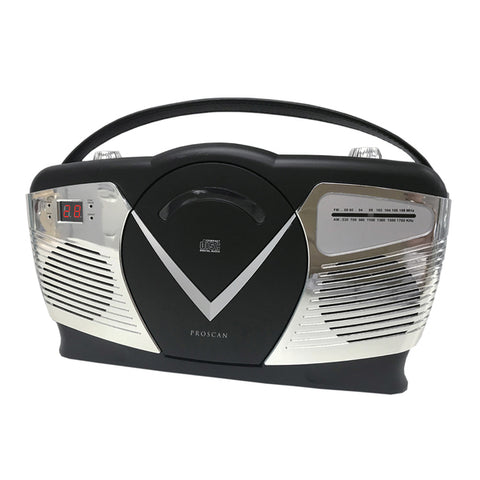 RETRO PORT CD BOOMBX BLK