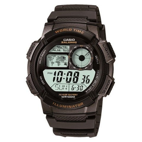 Casio Men's AE-1000W-1AVCF Resin Sport Watch with Black Band