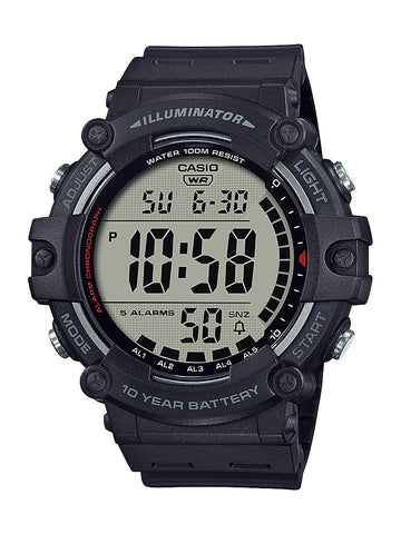 Casio Men's AE1500WH-1AV Wide Face Digital Black Resin Strap Watch