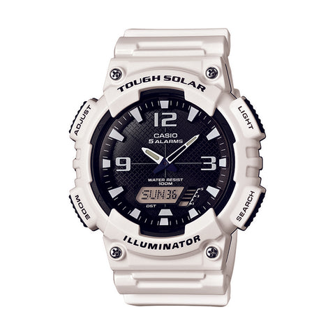 Casio Men's AQ-S810WC-7AVCF Analog-Digital Display Quartz White Watch