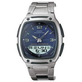 Casio Men's AW81D-2AV Ana-Digi Stainless Steel Watch
